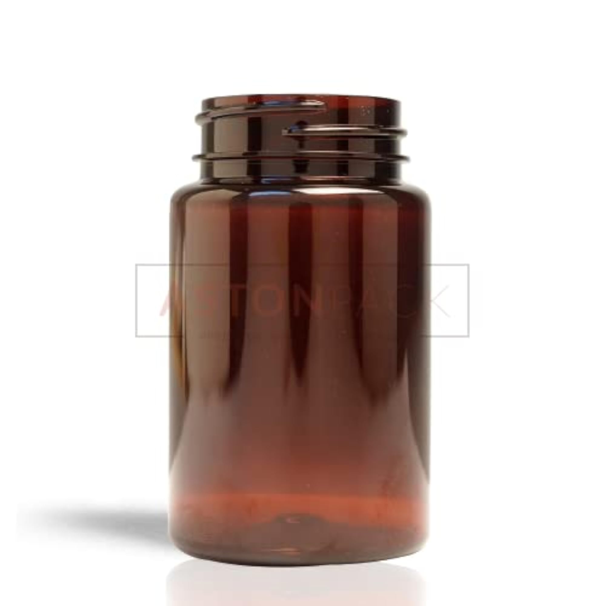 ASTON PACK Pharma Empty PET Tablet Storage Bottle, 75 ml - Pack of 10